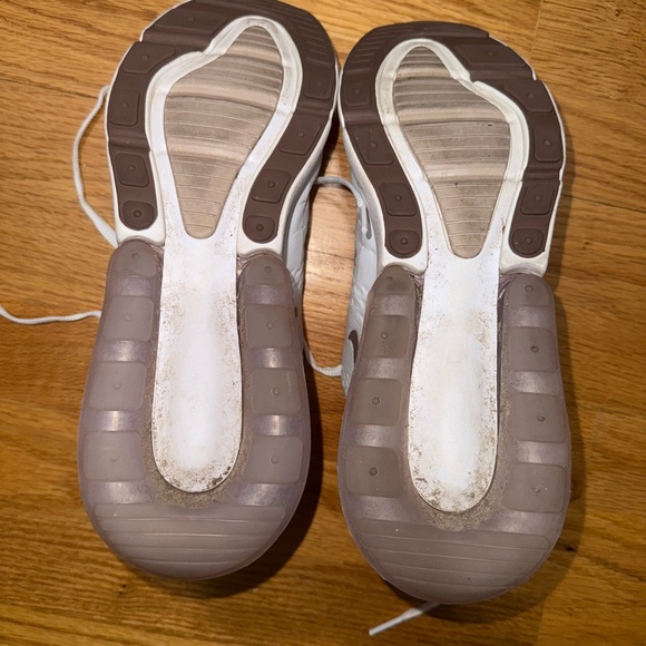 Nike Air White and Lavender Sneakers - Picture 3 of 4